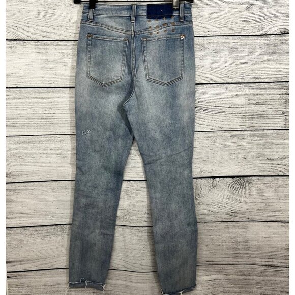 Ksubi Mid-Rise Ankle Skinny Jeans, Size 24 - Picture 2 of 5